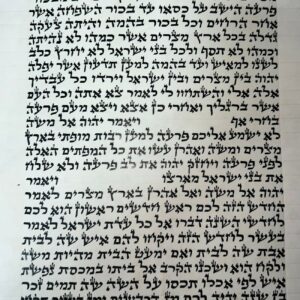 ספר תורה כתב אשכנזי הארי – “אחלמה”